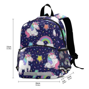 School <b>Backpack</b> Supplier Custom Unicorn Print Anti-Theft Children School Bag Primary Book Bags - Product Image 3