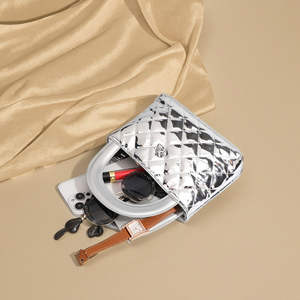 Bolso bandolera de cadena para mujer, nuevo y duradero, 2026, de cuero sintético de fibra ultrafina, bolso de mano metálico a la moda - Product Image 5