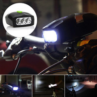 Juego de luces de bocina y luz de bicicleta eléctrica de montaña de carretera plegable trasera delantera y trasera para bicicleta