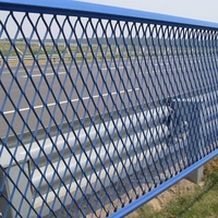 Grille métallique expansée en acier à faible teneur en carbone, épaisseur 1,5-6 mm, pour passerelles, sols de sécurité industriels et panneaux de marches d'escalier - Vente en gros