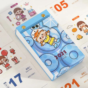 Calendriers de table perforés personnalisés faciles à détacher, <span class=keywords><strong>calendrier</strong></span> de 365 jours, <span class=keywords><strong>calendrier</strong></span> à feuillets de 12 mois, entreprises d'impression de livres - Product Image 6