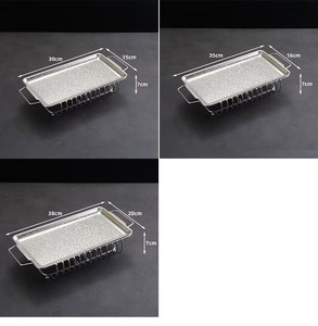 Piastra per Barbecue Coreano a Carbone per Esterni con Funzione di Mantenimento del Calore, Ideale per Grigliate e Cotture BBQ - Product Image 6