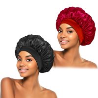 Bonnet en satin de soie personnalisé SOLPOP avec logo, pour dormir, avec bande élastique douce, bandeau pour cheveux pour femmes