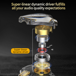 KZ EDX Lite-Auriculares estéreo para música, auriculares intrauditivos para juegos, auriculares HIFI <span class=keywords><strong>EDXPRO</strong></span> - Product Image 5