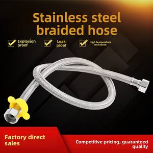 4/304 tuyau tressé en acier inoxydable pour <span class=keywords><strong>robinet</strong></span> haute pression <span class=keywords><strong>eau</strong></span> chaude froide toilette chauffe-<span class=keywords><strong>eau</strong></span> connexion cuisine moderne - Product Image 3