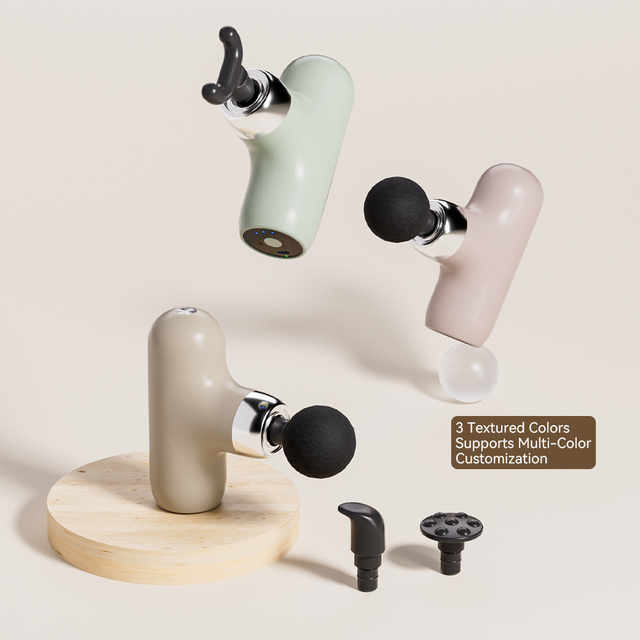 Wholesale Custom Logo Handheld Portable Mini Brushless Motor Massage Gun Deep Tissue Fascia Massager for Muscle Relief Recovery