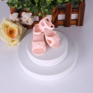 60 सेमी BJD गुड़िया के लिए लघु जूते प्लास्टिक pvc प्यारा तितली जूते जूते के फ्लैट राजकुमारी जूते 7 सेमी रबर सैंडल - Product Image 2