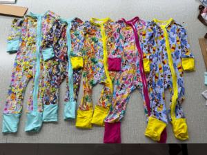 Đầy màu sắc phim hoạt hình in trẻ em onesie 100% bông với dây kéo ODM cung cấp - Product Image 5