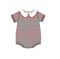 Robe de Noël pour filles Puresun, robe à carreaux rouge et vert, col festonné, manches bouffantes, robes de fête pour petites filles