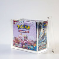 Boîte de protection en acrylique transparente sur mesure pour ETB Pokémon, vente en gros d'usine