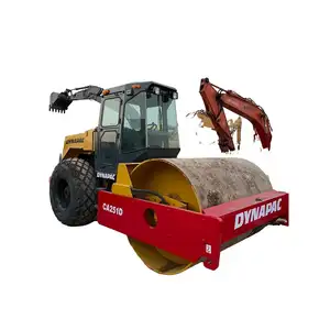 Low Working Hours Used Dynapac CA251D Road Roller CA251 Compactor Road Roller CA 251D Dynapac Used