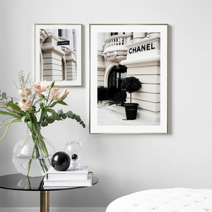Mode luxe <span class=keywords><strong>Paris</strong></span> rue fenêtre bâtiment mur Art toile peinture nordique affiches et impressions décor photos pour salon - Product Image 4