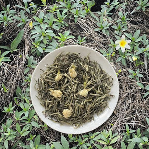 Té de Jazmín Orgánico en Flor, Té Verde Aguja Dorada, Té de Flores Sueltas, Té Saludable en Bolsitas de 50g - Product Image 3