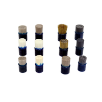 Brosses métalliques industrielles personnalisées en acier spécial avec manche en acier inoxydable pour le nettoyage et le polissage, modèle 099, support OEM