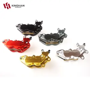 KINGHAM Motorcycle Front Caliper 4p For Motorcycle Nmax Aerox 4 Piston Spot Goods Motorcycle Parts Accessories Front Kaliper