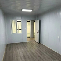 Casa Prefabricada de Acero Desmontable con Certificación CE de 20 pies/40 pies, Casa Contenedor para Oficina en Sitio, Dormitorio para Personal