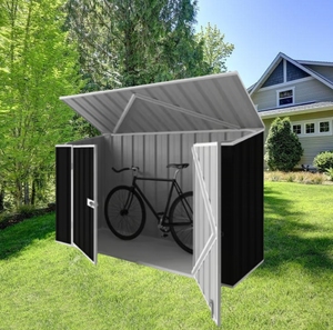 Cobertizo de jardín de almacenamiento de <span class=keywords><strong>bicicletas</strong></span> al por mayor cobertizo de metal <span class=keywords><strong>para</strong></span> almacenamiento de <span class=keywords><strong>bicicletas</strong></span> al aire libre cobertizo de metal nuevo diseño barato - Product Image 4