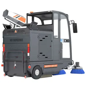 Electric Road Sweepers Floor Sweepers Cleaning Machines Industrial Sweepers With Fog Cannon Function