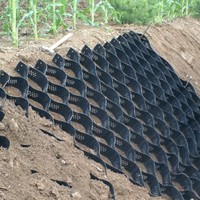Geocelda de HDPE para Control de Erosión de Taludes y Refuerzo de Suelos 50mm-100mm Ingeniería y Antideslizante