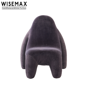 WISEMAX – meuble créatif en forme de singe, confortable, pour <span class=keywords><strong>la</strong></span> maison, petit canapé, chaise de salon en tissu - Product Image 4