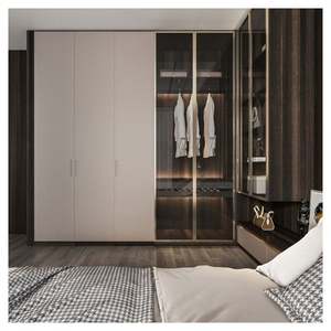 Foshan Customized <b>Furniture</b> Modern Design <b>Bedroom</b> Armoire Full Sets Closet with Functional Accessories Low Wardrobe Price - Product Image 4