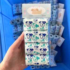 Eco-Friendly Biodegradable <b>Compostable</b> Simple Lavender Flavor Dog Poop Bags 20 Bags/Roll - Product Image 1