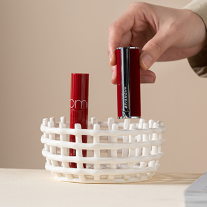Porte-brosse à dents en céramique blanc tressé fait main, style ajouré, pour la <span class=keywords><strong>salle</strong></span> <span class=keywords><strong>de</strong></span> <span class=keywords><strong>bain</strong></span> - Product Image 4