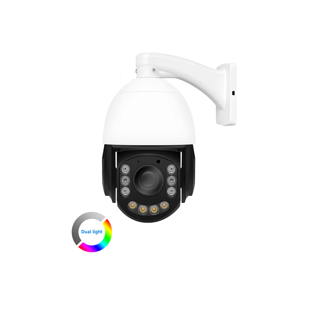 OEM AI 8MP Auto-Tracking 20X Optical Zoom 4K PTZ PoE IP Security Camera Outdoor Smart Color Night 2-Way Audio Siren&Light Alarm