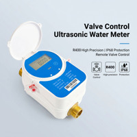 Compteur d'eau intelligent à ultrasons contrôlé par valve DN15 DN20 numérique sans fil à distance NB-IoT 4G LoRaWAN M-Bus