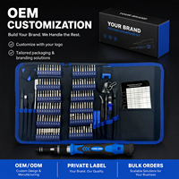 Kit d'outils de réparation professionnel 140-en-1 avec tournevis Torx magnétique de précision en acier et alliage d'aluminium pour iPhone et tablette