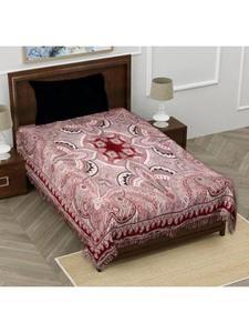 Drap de lit simple en coton de qualité supérieure avec imprimé floral élégant, tissé, doux, respirant et léger, pour usage résidentiel - Product Image 2