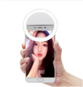 ไฟแฟลชถ่ายภาพ LED ติดด้วยไม้เซลฟี่ไฟเซลฟี่สำหรับสมาร์ทโฟน - Product Image 1