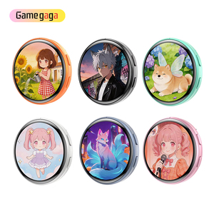 Badge électronique intelligent BG02 en gros, écran tactile numérique de 1,5 pouce, personnalisable avec photo, 260 mAh, accessoire, cadeaux de Noël, E-badge - Product Image 2