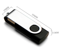 AI-MICH Unidad Flash USB de Mayores Ventas 100% Original de Marca Giratoria Memoria USB 16GB 32GB 64GB 128GB Pendrive Mini Unidades Flash USB