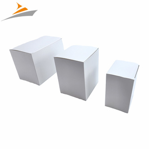 Caja de bloqueo inferior automática de diseño libre, cajas de cuidado de la piel cosméticas blancas, caja de papel de embalaje de regalo - Product Image 4