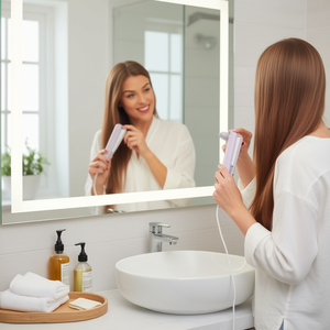 Plancha de pelo Myrva Mini Travel Iron con placa de cerámica de 1500W para peinado portátil. - Product Image 2