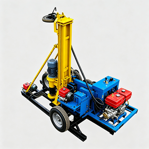 Plateforme de forage de puits d'eau légère et transportable de 150 m pour les déplacements d'ingénierie <span class=keywords><strong>inter</strong></span>-régionales - Product Image 5