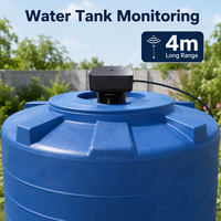 Nuevo Medidor de Nivel de Agua Ultrasónico Inteligente TLC2502 2.4G/5G WiFi con Sonda de 4m, Monitor de Líquido con Alarma Remota por Aplicación TUYA para Sistemas de Tanques