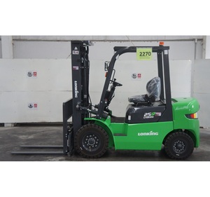 מלגזה חשמלית קומפקטית LG25B 2.5 טון, גובה הרמה 3000 מ\\\"מ, לעבודות במעבר צר, מלגזת מחסן, טלסקופית - Product Image 1