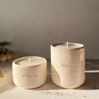 Bougie aromathérapeutique AIKUN personnalisée en cire de soja naturelle pour la relaxation en chambre et l'usage quotidien
