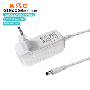 อะแดปเตอร์แปลงไฟ 12V 2A 1A ประสิทธิภาพสูง, ปลั๊ก EU, เครื่องชาร์จ AC DC, แหล่งจ่ายไฟแบบสวิตชิ่ง 24W สำหรับการสื่อสารเครือข่าย - Product Image 1