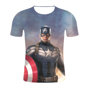 T-shirt unisexe imprimé durable, logo de super-héros 4, symbole de l'infini, métal 3D, vêtements de mode <span class=keywords><strong>Marvel</strong></span>, <span class=keywords><strong>Venom</strong></span> - Product Image 3
