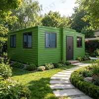 Maison conteneur extensible imperméable avec revêtement anti-UV FLKT, garantie de 2 ans, fabrication directe, maison préfabriquée moderne, mini-maison habitable