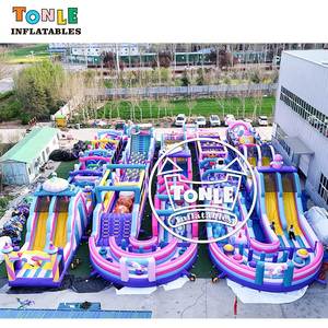 2026 TONLE Pista de Obstáculos Inflable Comercial Personalizada en Forma de S con Temática Espacial de Ensueño para Alquiler en Fiestas - Product Image 5