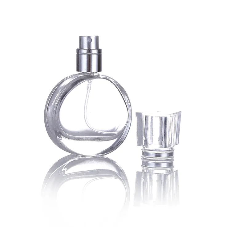 New Type Round 25ML Plastic Cap Mini Perfume Glass Bottle