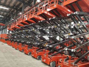 Rail de levage électrique tout terrain à ciseaux sur chenilles en caoutchouc 4m 6m 10m 14m 16m 18m Variantes avec composants de moteur central - Product Image 3