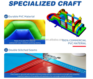 Toboggan aquatique gonflable commercial le plus vendu avec piscine et château gonflable combinés – Équipement de jeu aquatique extérieur et idéal pour les entreprises de location - Product Image 5