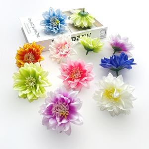 Flores de peonía artificiales de 7 cm de tela de seda para horquillas DIY, accesorios para ropa tradicional china - Product Image 2
