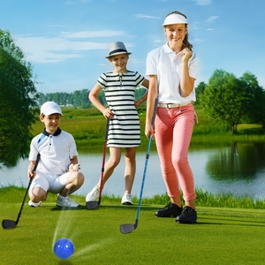 Putter de golf télescopique pour enfants, longueur réglable, unisexe, avec logo personnalisé, club de golf rétractable - Product Image 3