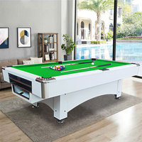 Table de billard professionnelle en MDF de 7, 8 et 9 pieds pour clubs, bars, salles de jeux et centres de divertissement – Vente en gros